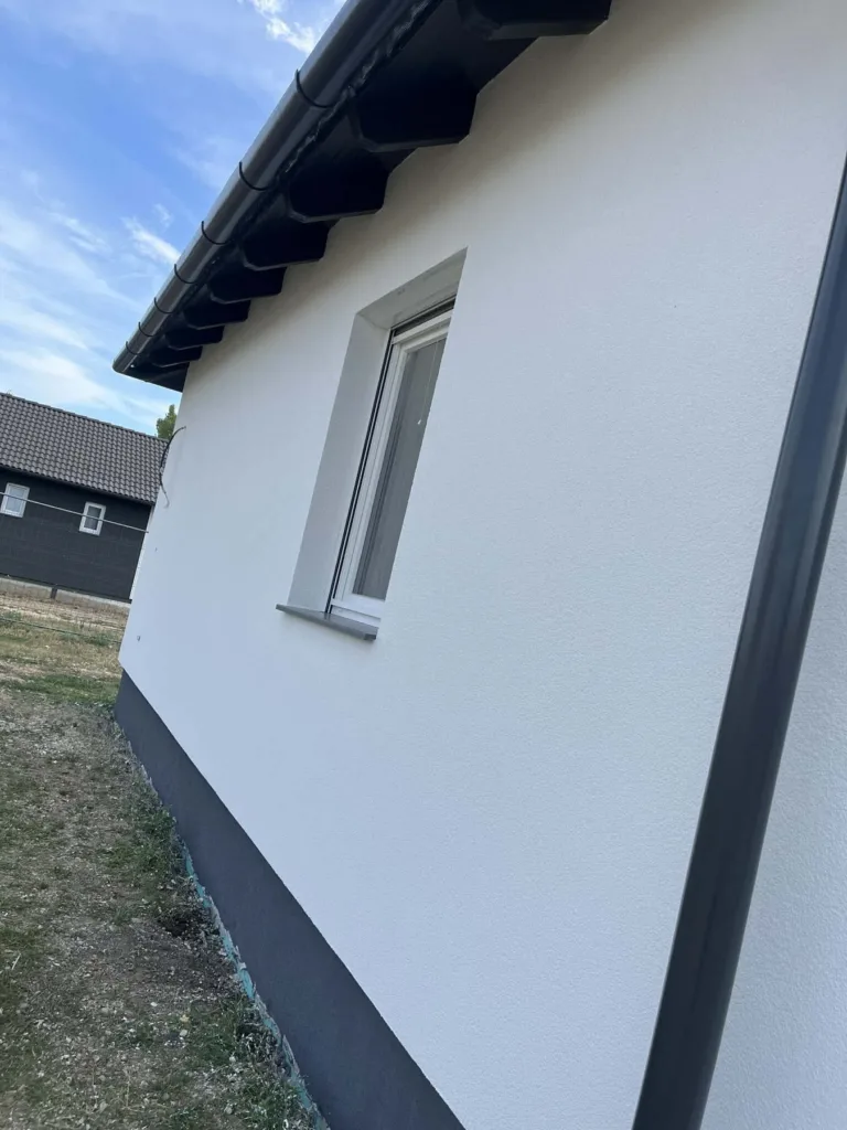 Új Építésű Családi Ház Homlokzat Hőszigetelése