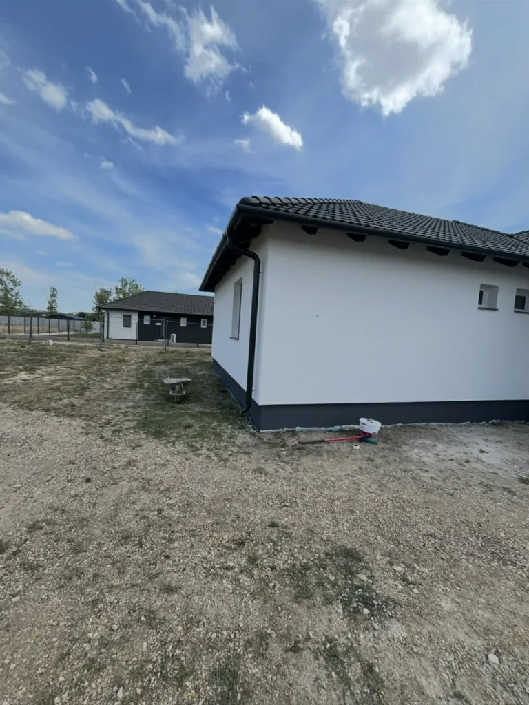 Új Építésű Családi Ház Homlokzat Hőszigetelése